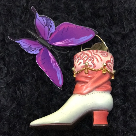 “Princess Paisley” Heirloom Ornament Shoe/Boot Decor - Picture 7 of 13